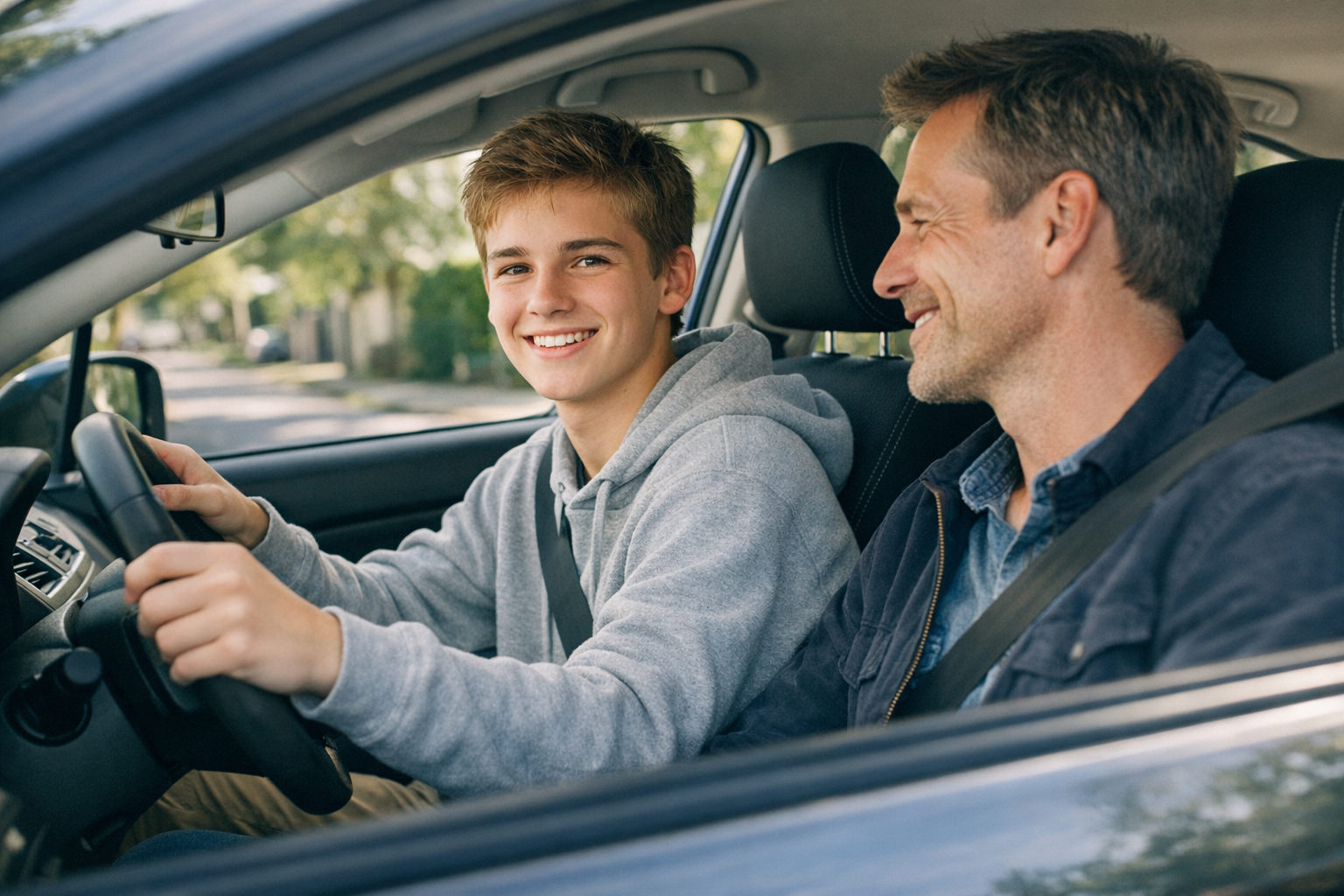 Adolescents et conduite accompagnée: apprendre l'autonomie