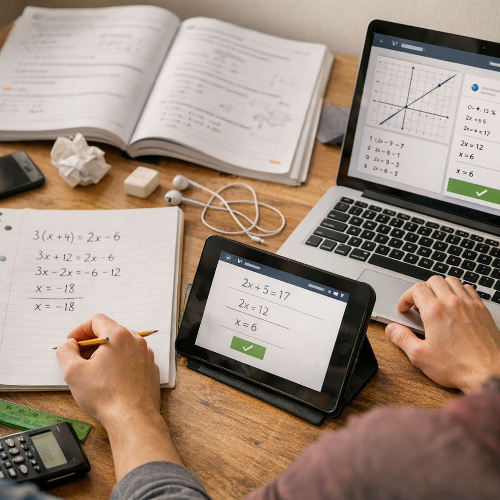 Équations et calcul littéral : le lien avec les activités numériques