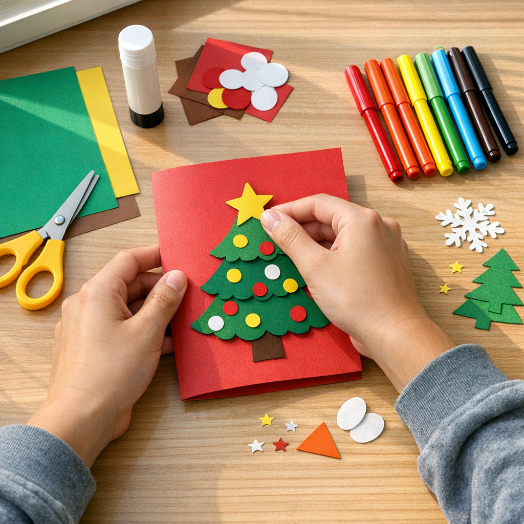 Comment créer une carte de Noël pour la Maternelle au collège