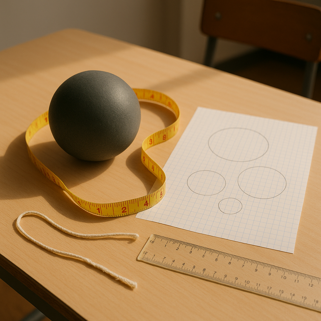 Circonférence cercle : formule simple, calcul et mesure