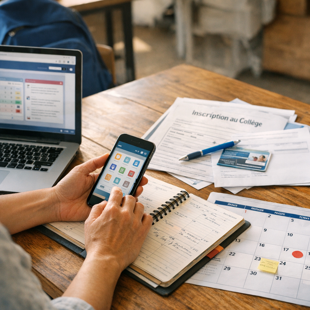 Démarches parents : ENT, Pronote, inscriptions et calendrier utile