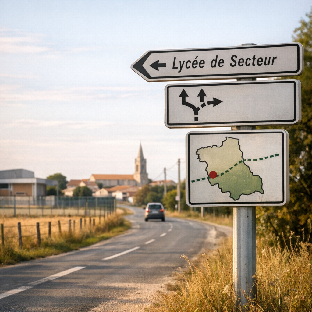 Sectorisation, inscription et lycée de secteur après Courçon
