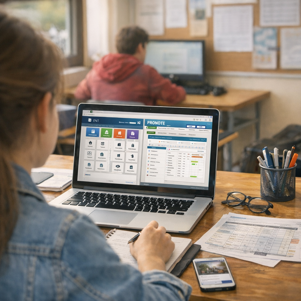 Liens utiles, ENT et PRONOTE&nbsp;: où trouver les bonnes informations