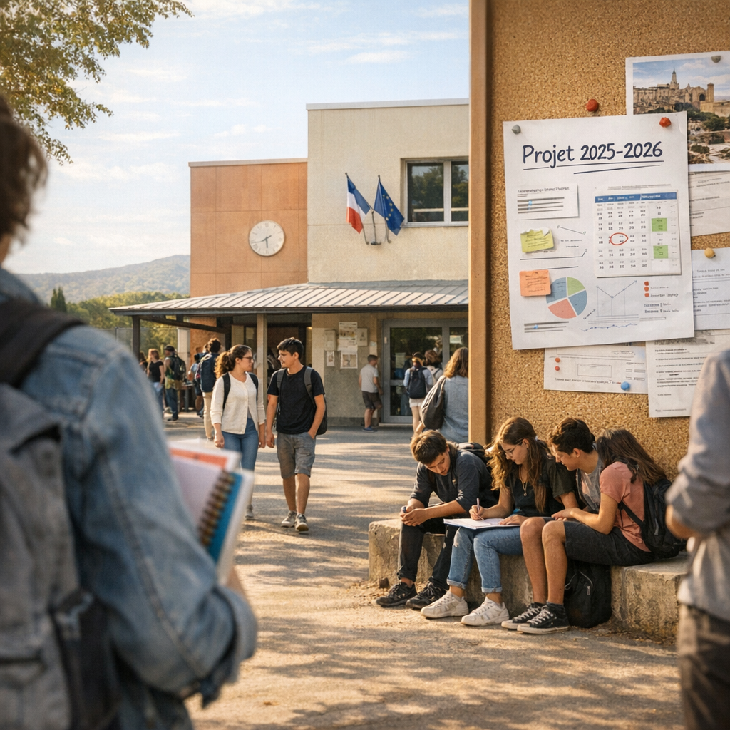 À la une, agenda et projets 2025-2026&nbsp;: ce que les actualités racontent du collège