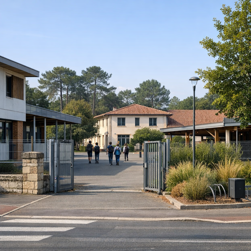 Le Collège de Saint-Geours-de-Maremne se repère en 5 points
