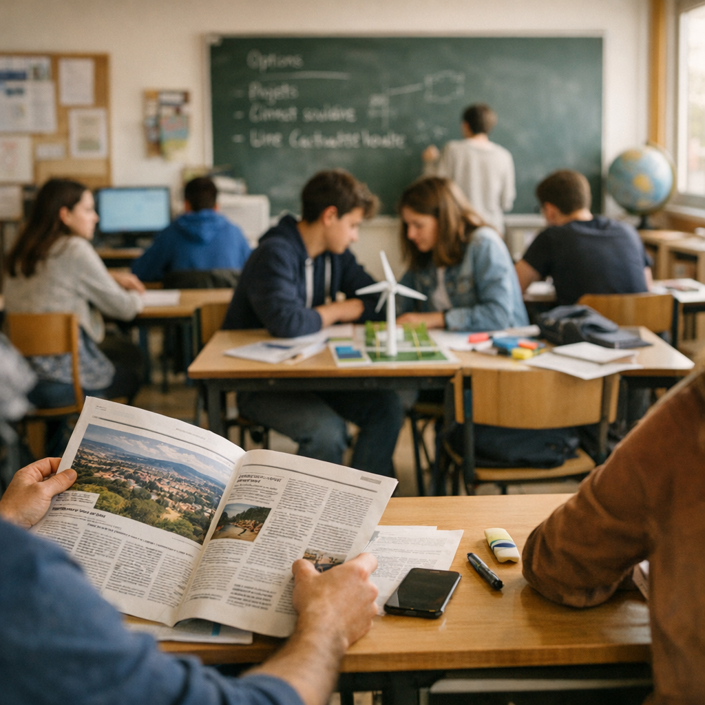 4. Options, projets et climat scolaire&nbsp;: lire l’actualité locale avec recul