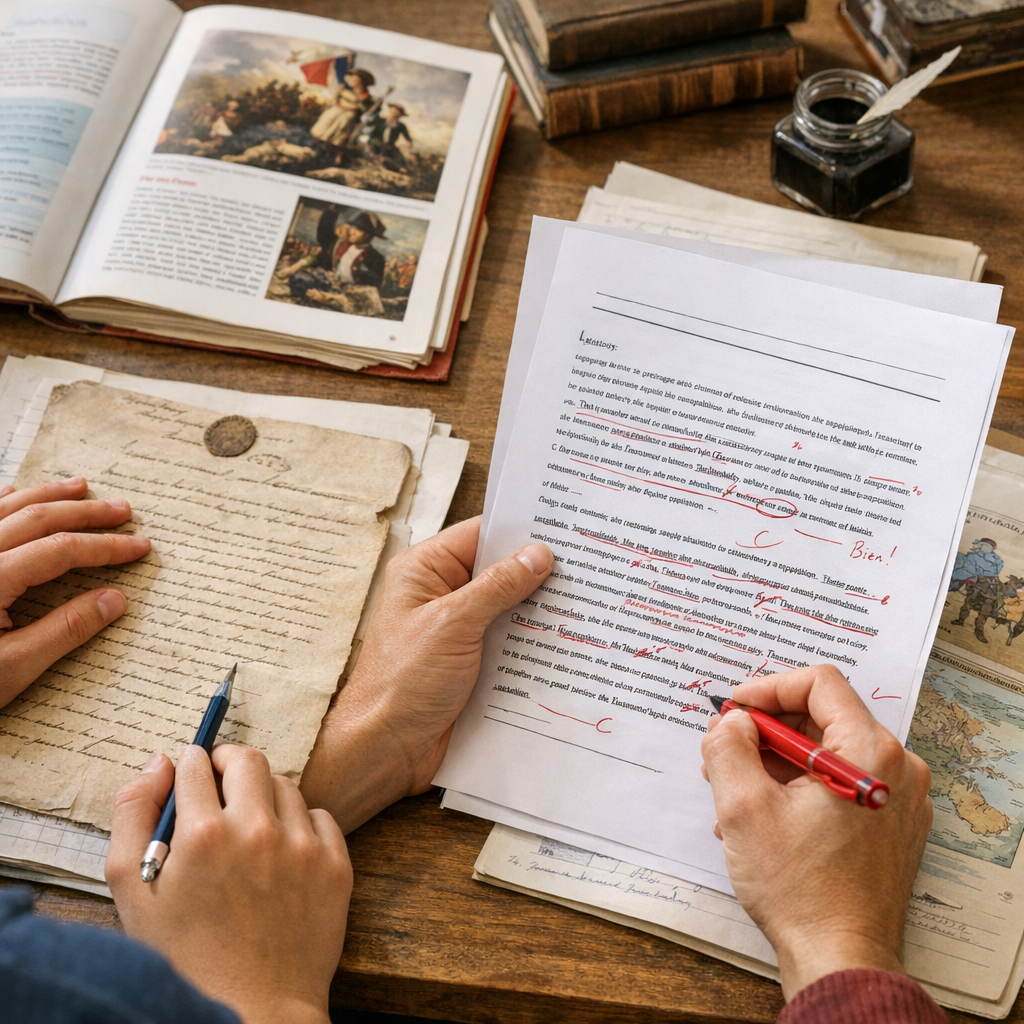 Exercice guidé&nbsp;&nbsp;: document historique et paragraphe argumenté corrigé