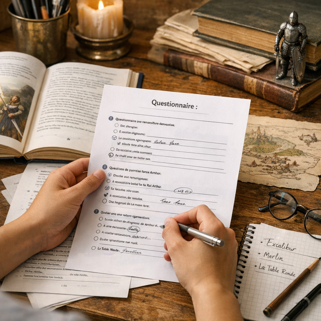 Questionnaire&nbsp;&nbsp;: méthode et exemples résolus