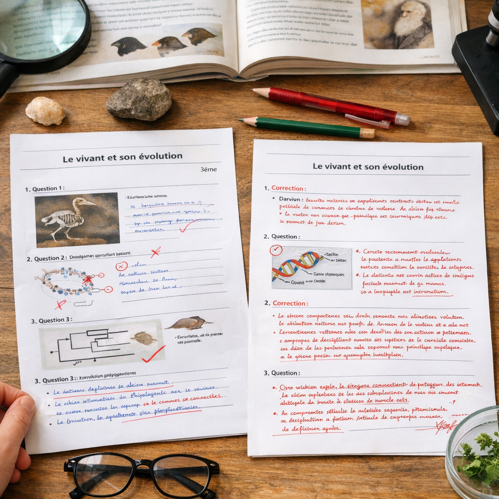 Sujet type d'évaluation avec corrigé raisonné&nbsp;: du document scientifique à la réponse
