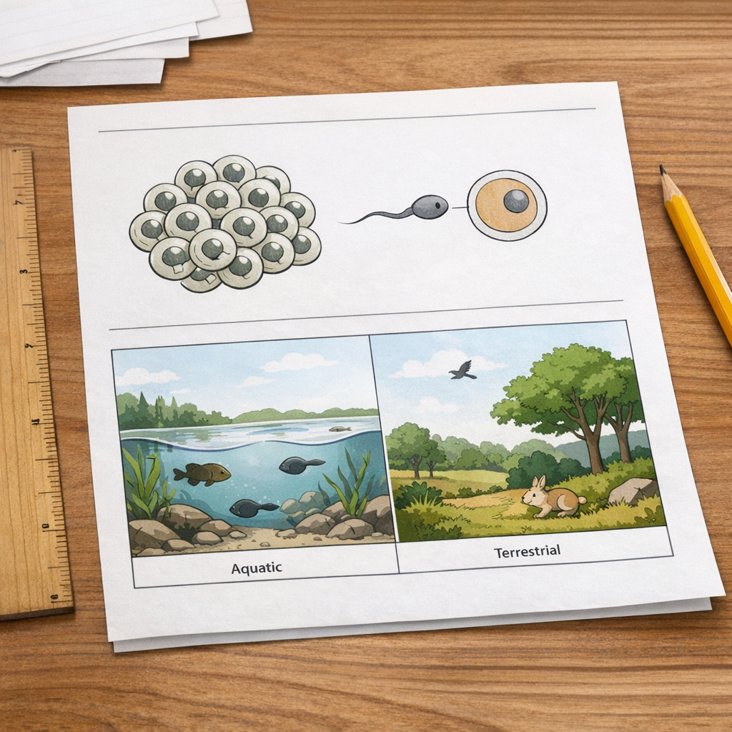 Réussir son contrôle SVT 4ème : reproduction sexuée et milieux de vie
