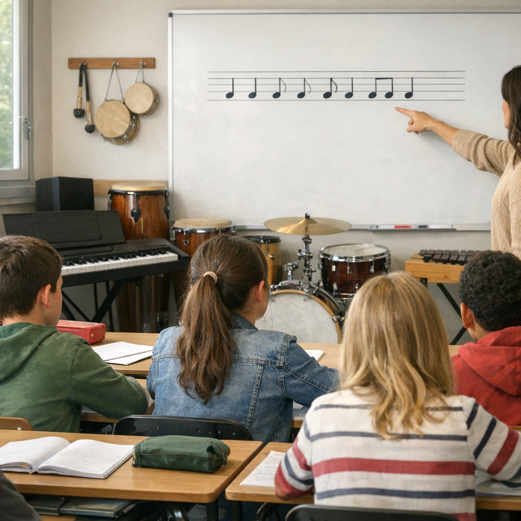Comment comprendre son cours de musique au collège