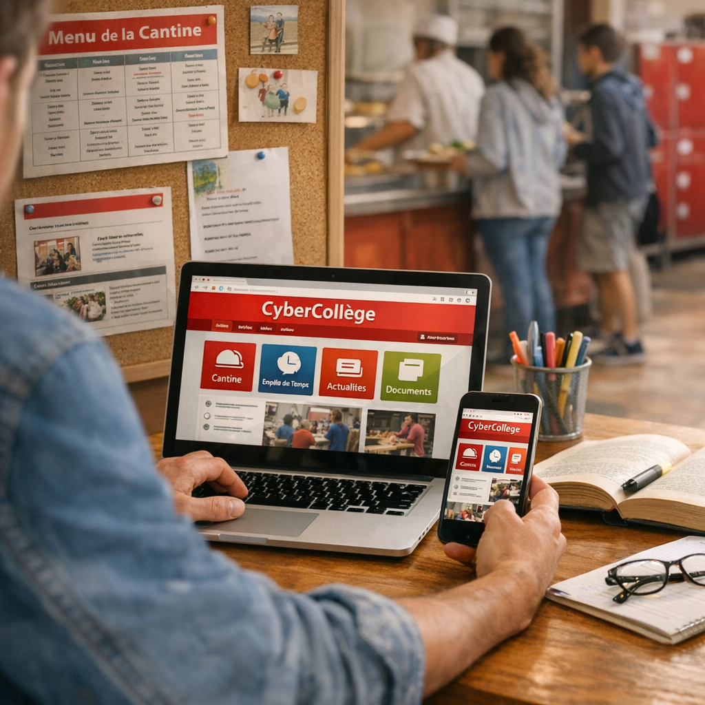 Quoi de neuf, cantine, demi-pension et vie du collège&nbsp;: où lire les informations fiables&nbsp;?