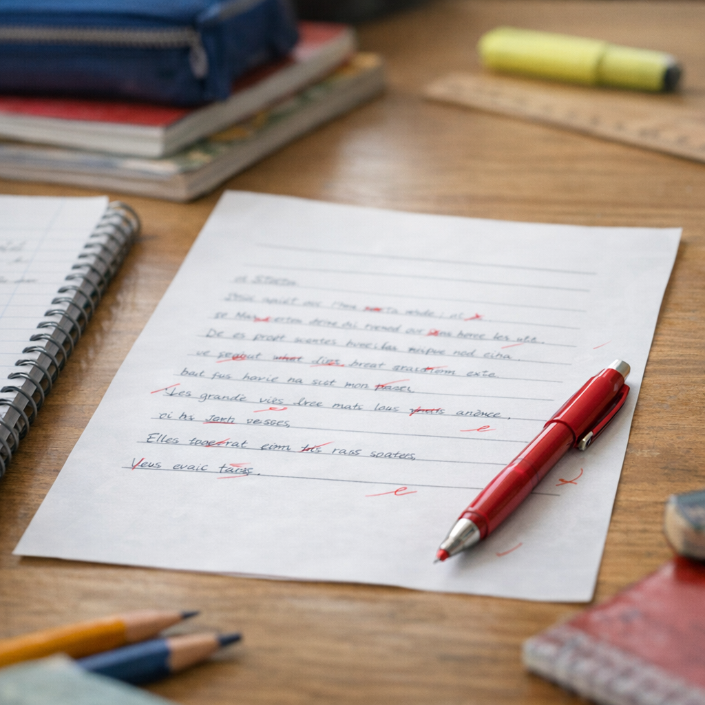 Dictée 4ème à imprimer : exercices et correction PDF