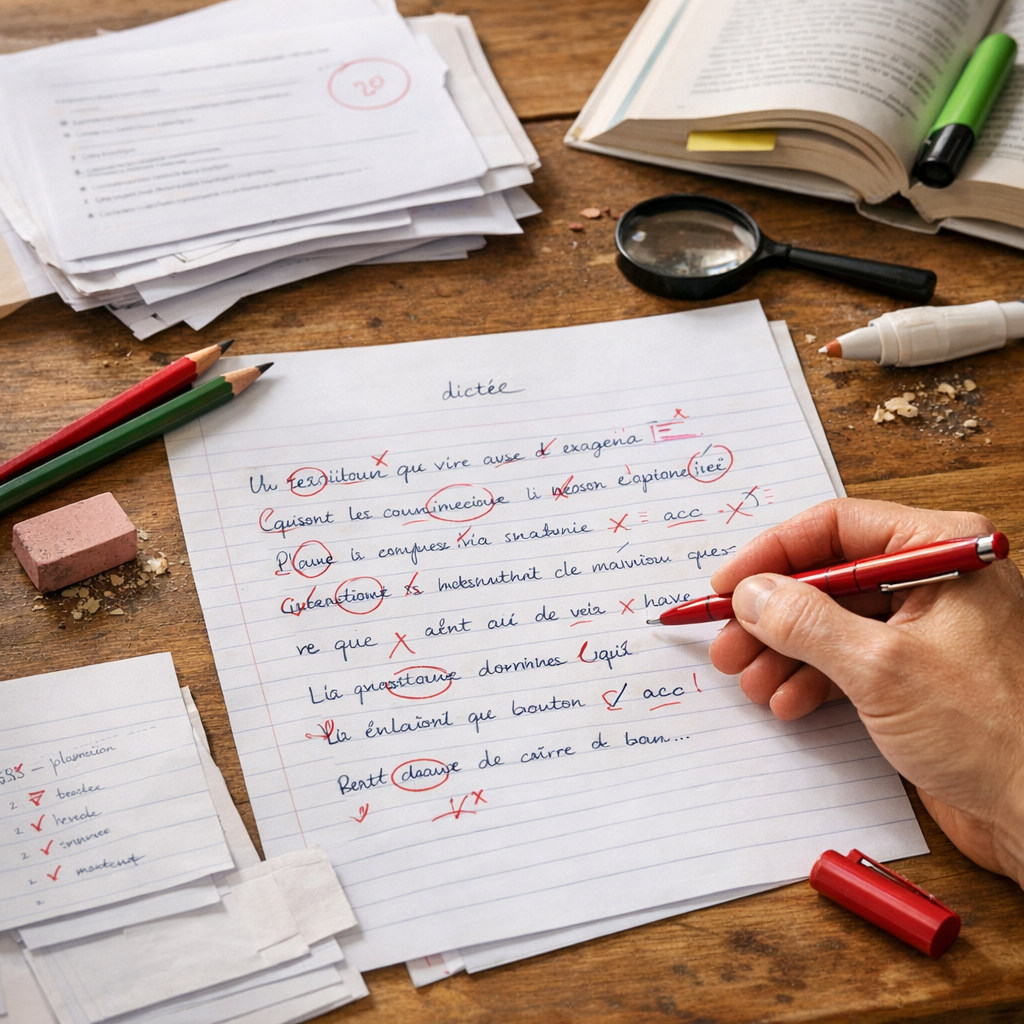 Correction détaillée, relecture efficace et erreurs fréquentes