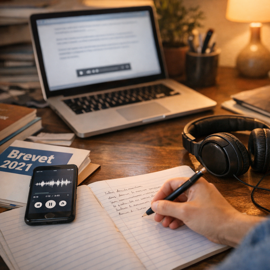 Où trouver des dictées audio fiables pour s’entraîner au brevet