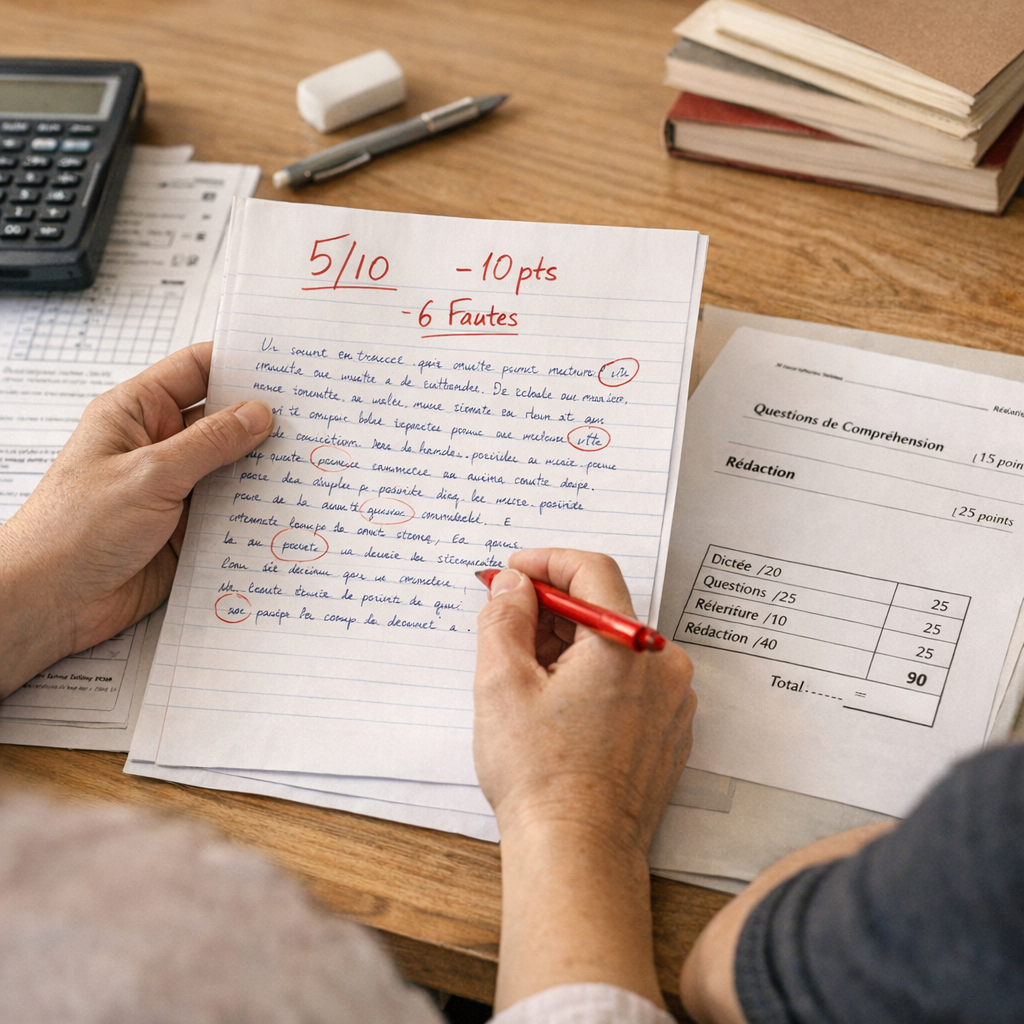 Notation de la dictée au brevet 2021 et place dans l’épreuve de français