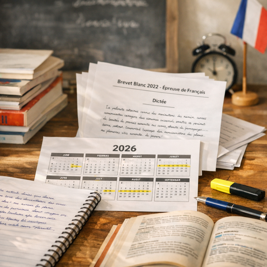 Dates, session et épreuve de français : repères à jour en 2026
