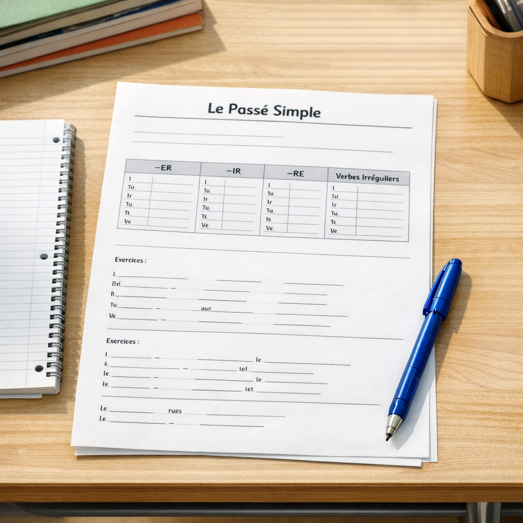 La dictée au passé simple en 6ème : règles, méthode et exercices