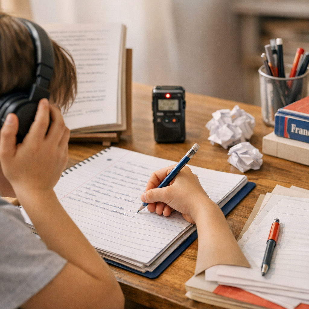 3. Méthode pas à pas pour écouter, écrire et te relire