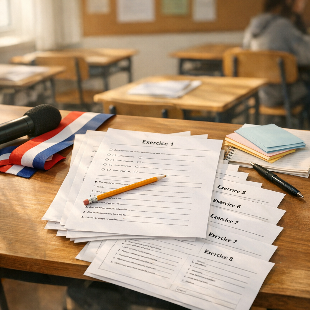 Évaluation à imprimer&nbsp;&nbsp;: 8 exercices progressifs