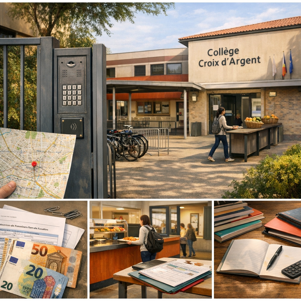Informations pratiques du collège à Montpellier : adresse, services, scolarité et aides