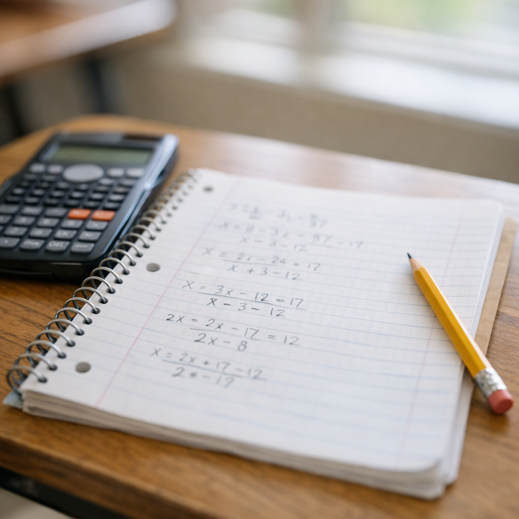 Comment résoudre une équation au collège