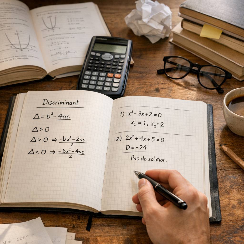 Discriminant et exemples résolus