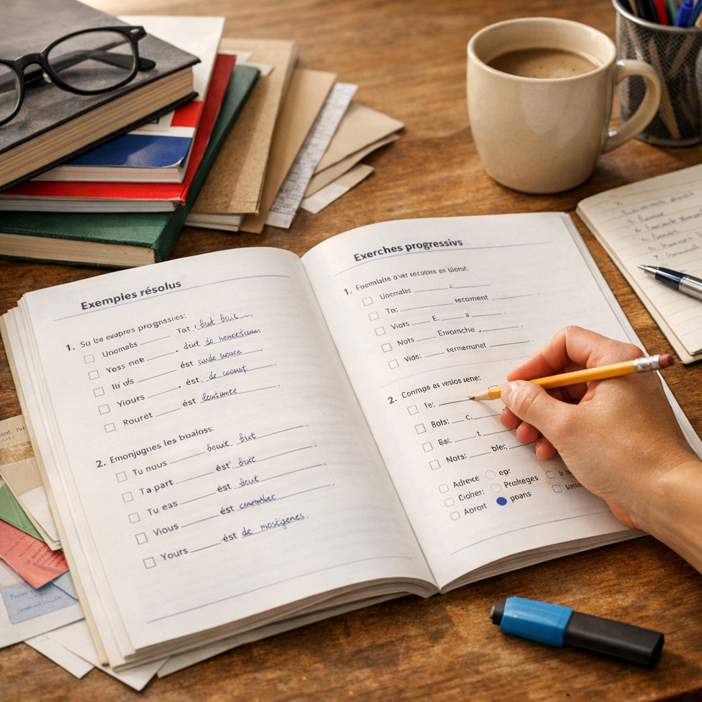 Exemples résolus et exercices progressifs