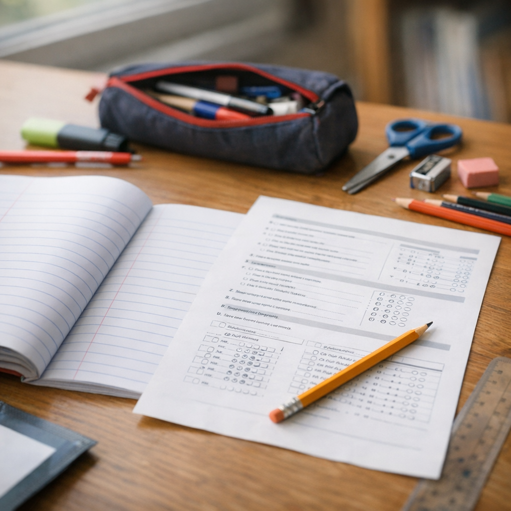 Réussir l’évaluation d’Anglais en 6ème : révision et correction