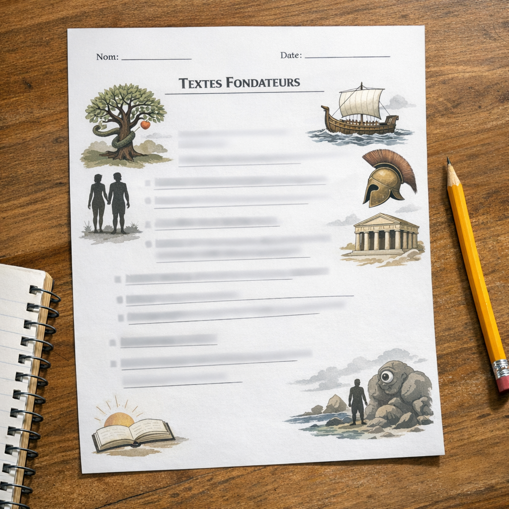 Comment réussir l’évaluation de français 6e sur les textes fondateurs