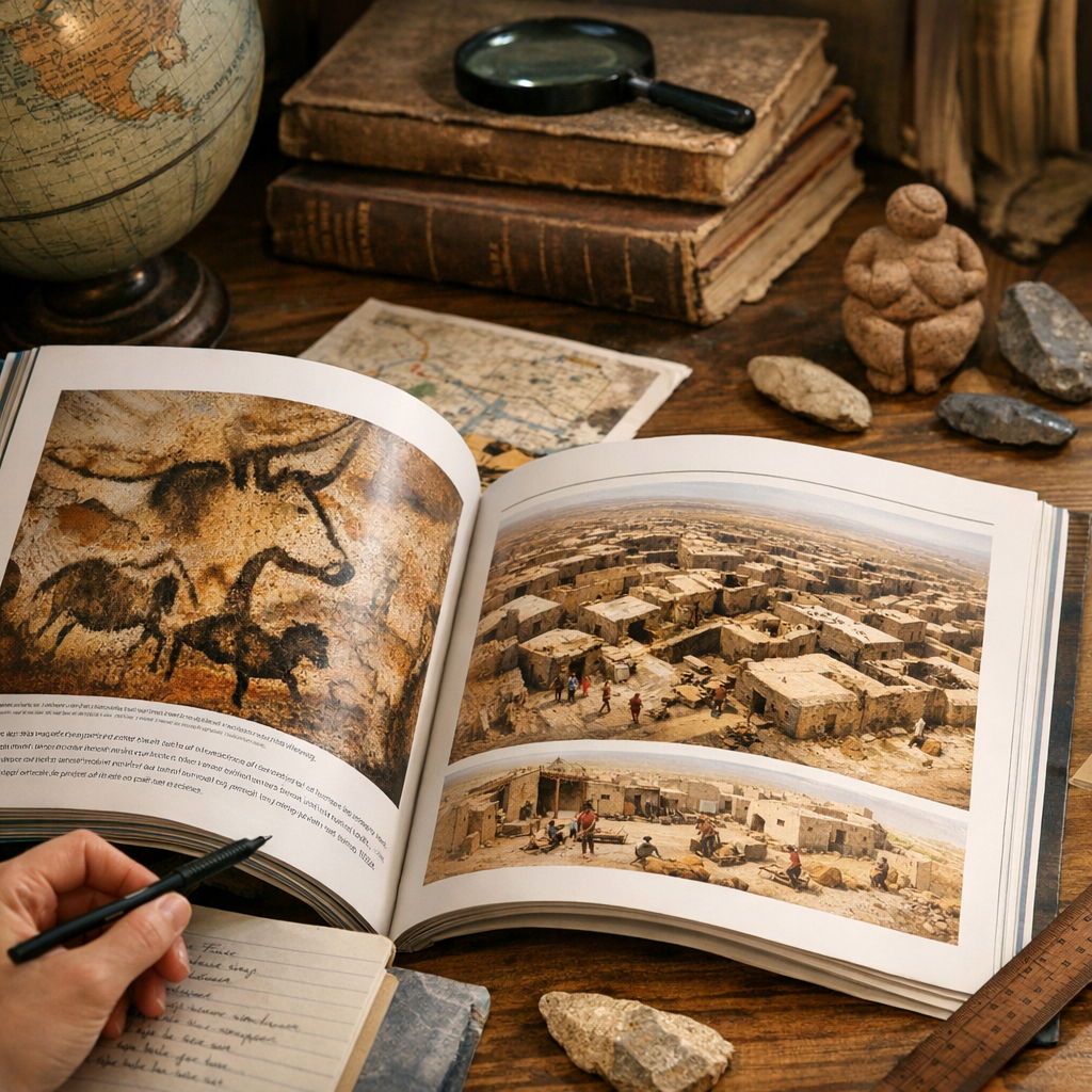 Étude de cas : Lascaux et Çatal Höyük, deux documents à savoir lire