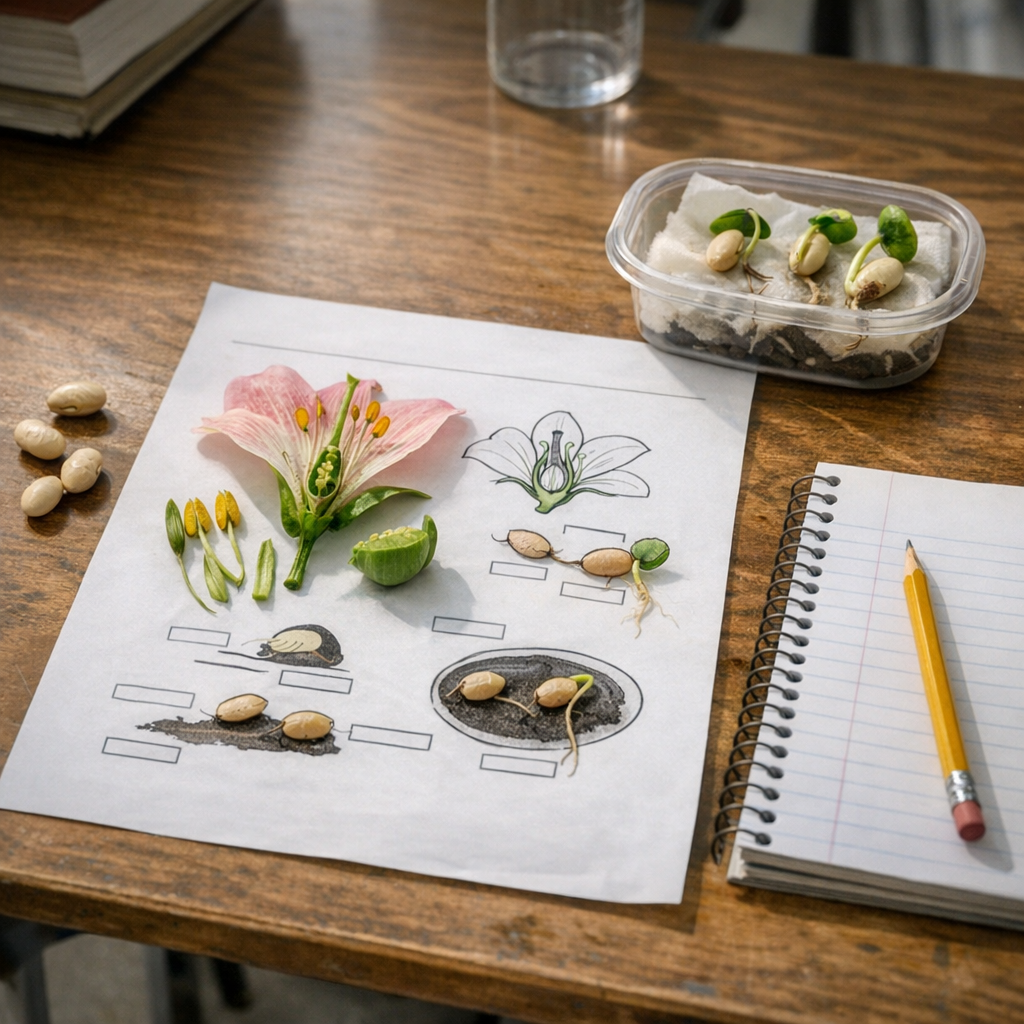 Comment réussir l’évaluation SVT 6ème sur la Reproduction des Plantes