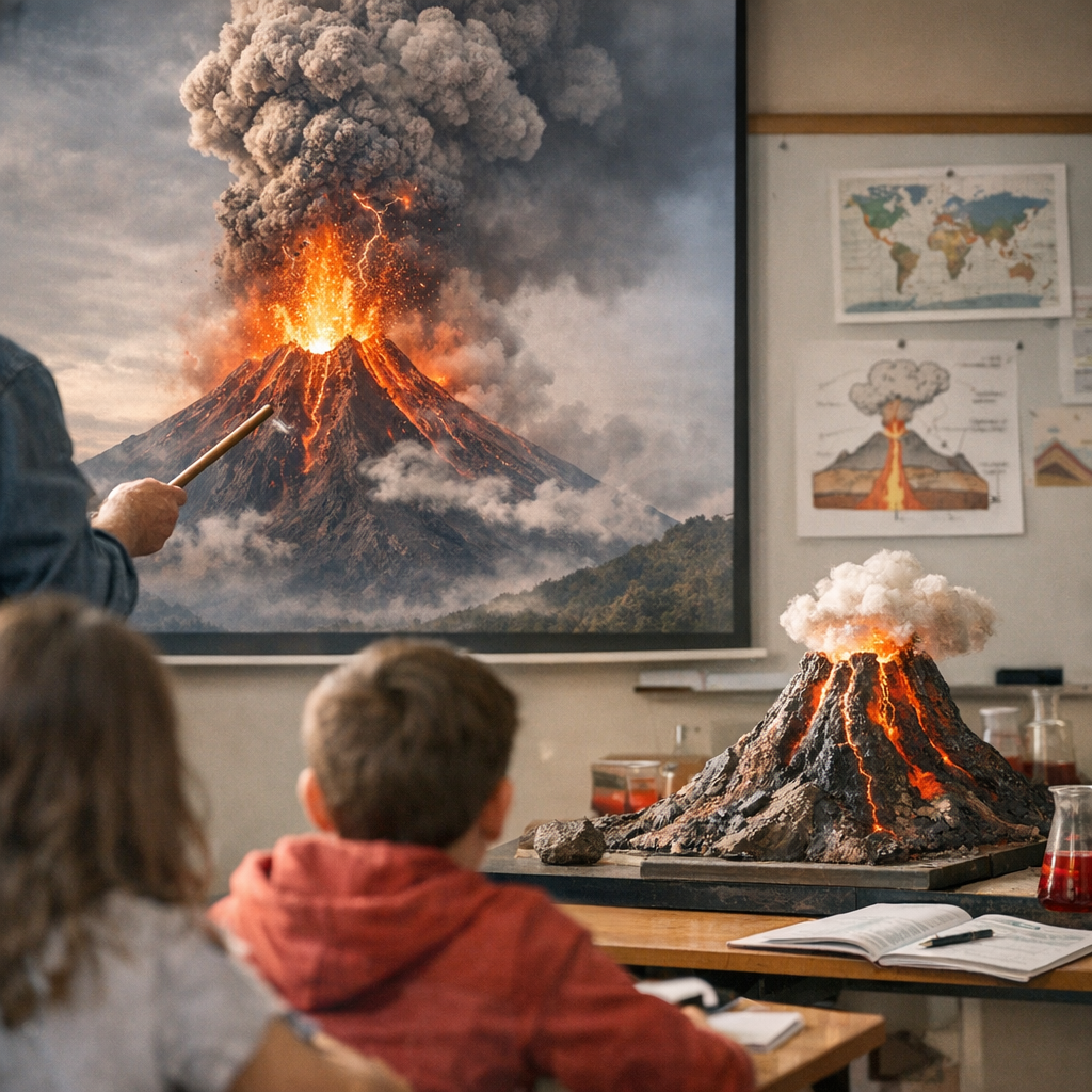 Problème n°2 : comment expliquer qu’un volcan entre en éruption ?
