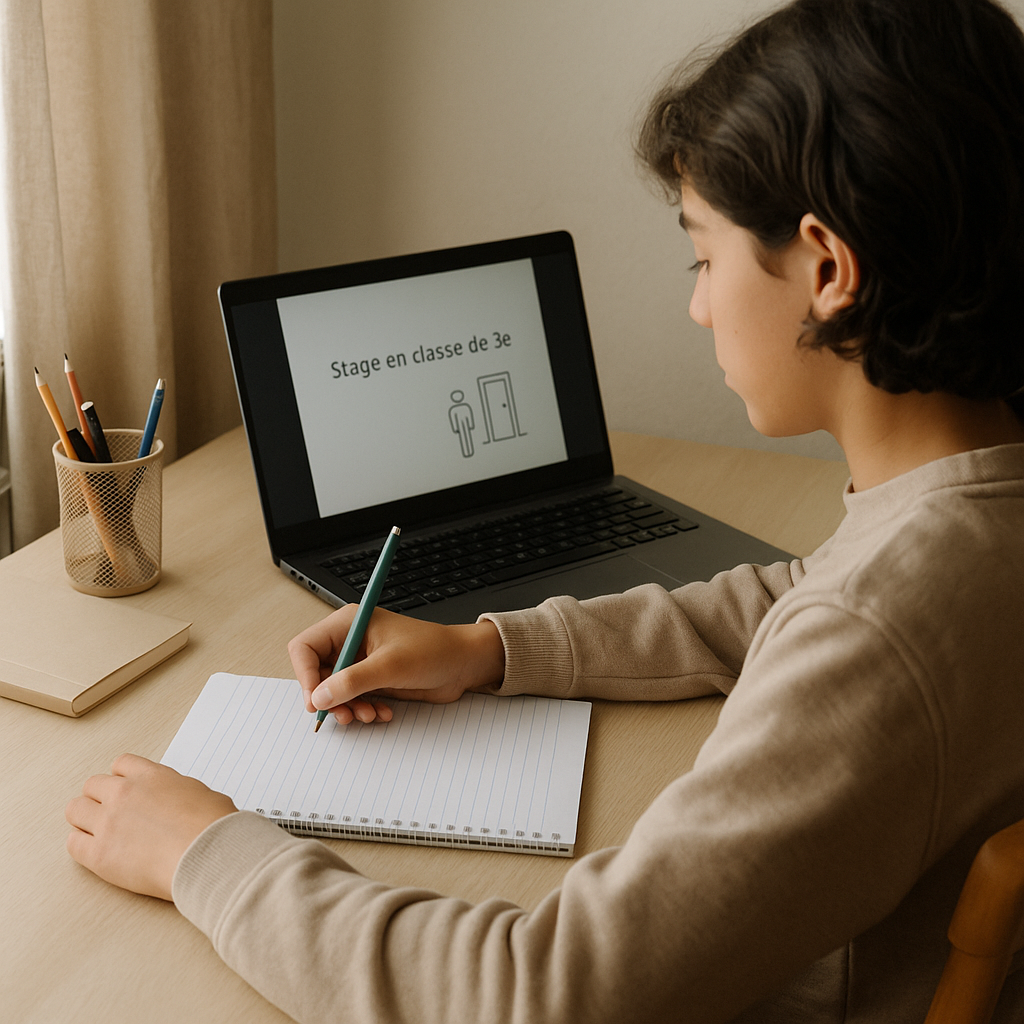 Exemple oral de stage 3ème : modèle simple pour réussir