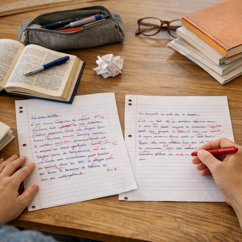 Exemples de dictées 6ème&nbsp;: 2 textes résolus