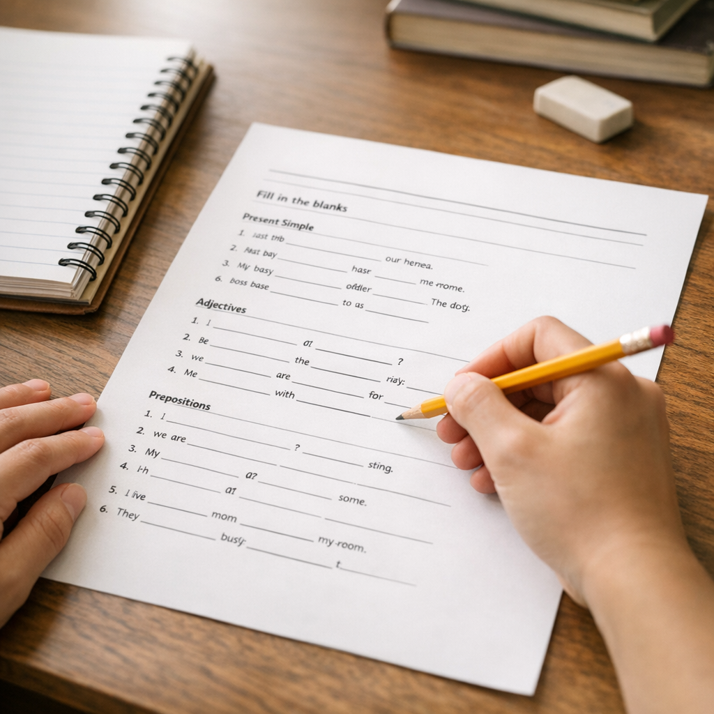 Exercices d’Anglais en 5e : réviser, s’entraîner, se corriger