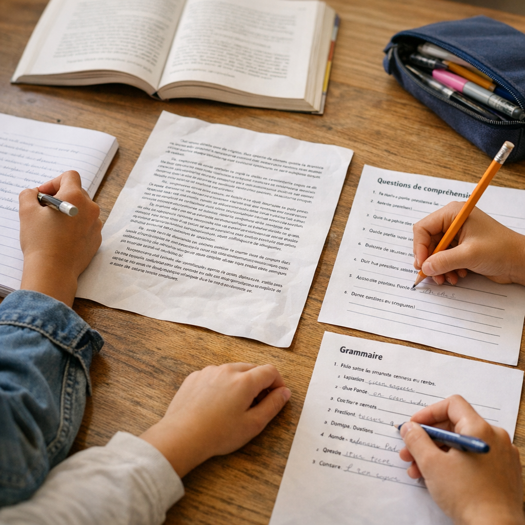 3 exercices de français 6ème à partir d’un texte réel