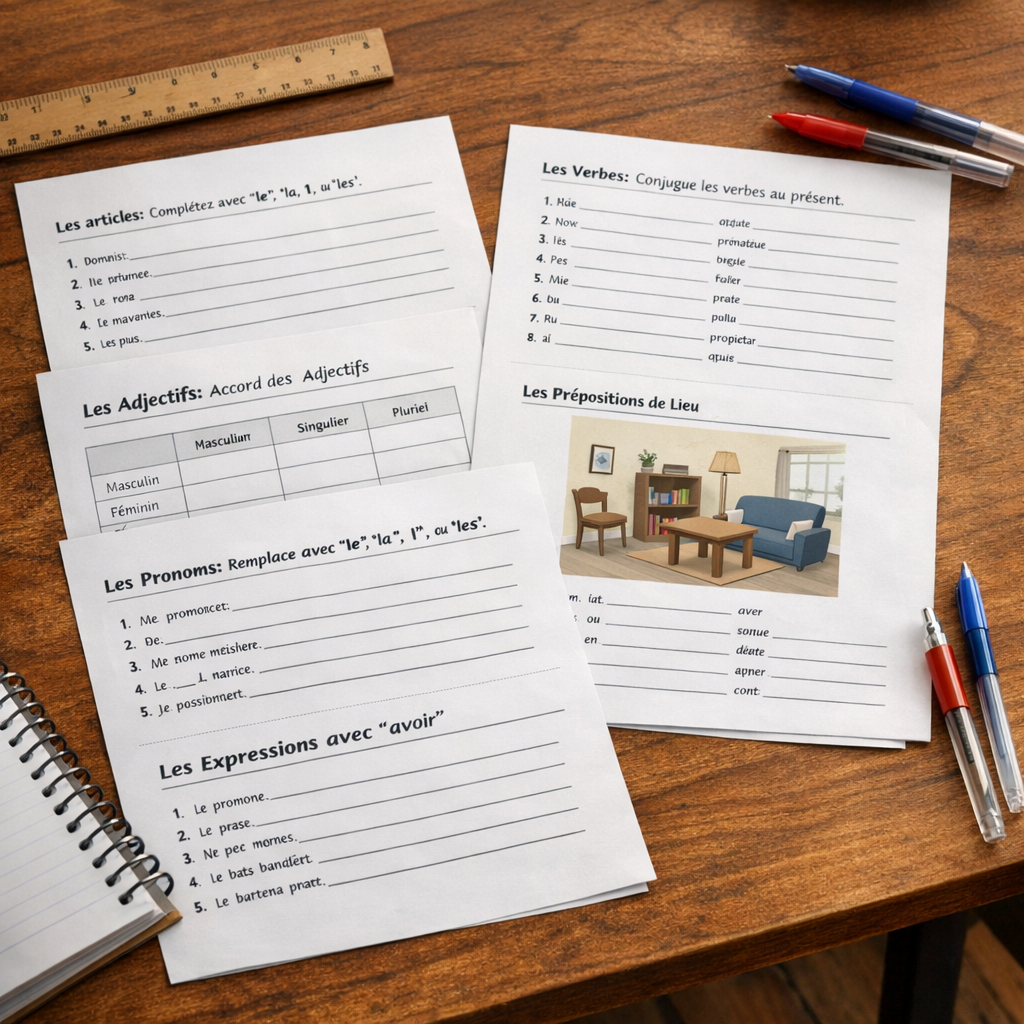 Comment réviser la Grammaire en 6ème avec des exercices à imprimer
