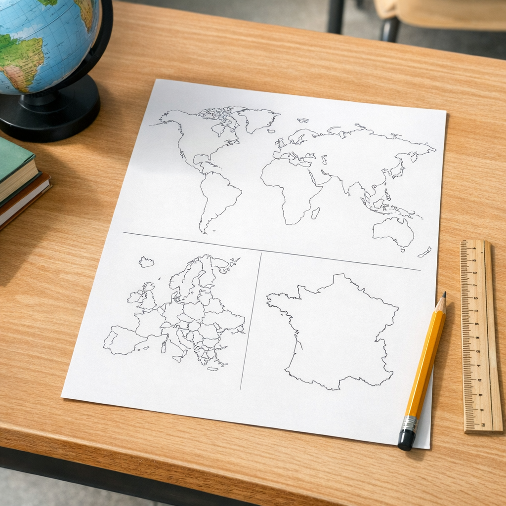 Réussis en Géographie avec des exercices de 6ème à imprimer
