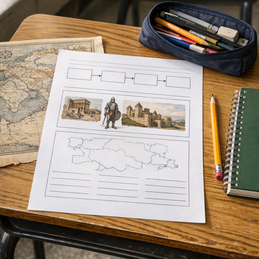 Comment réussir un exercice d’histoire en 6e