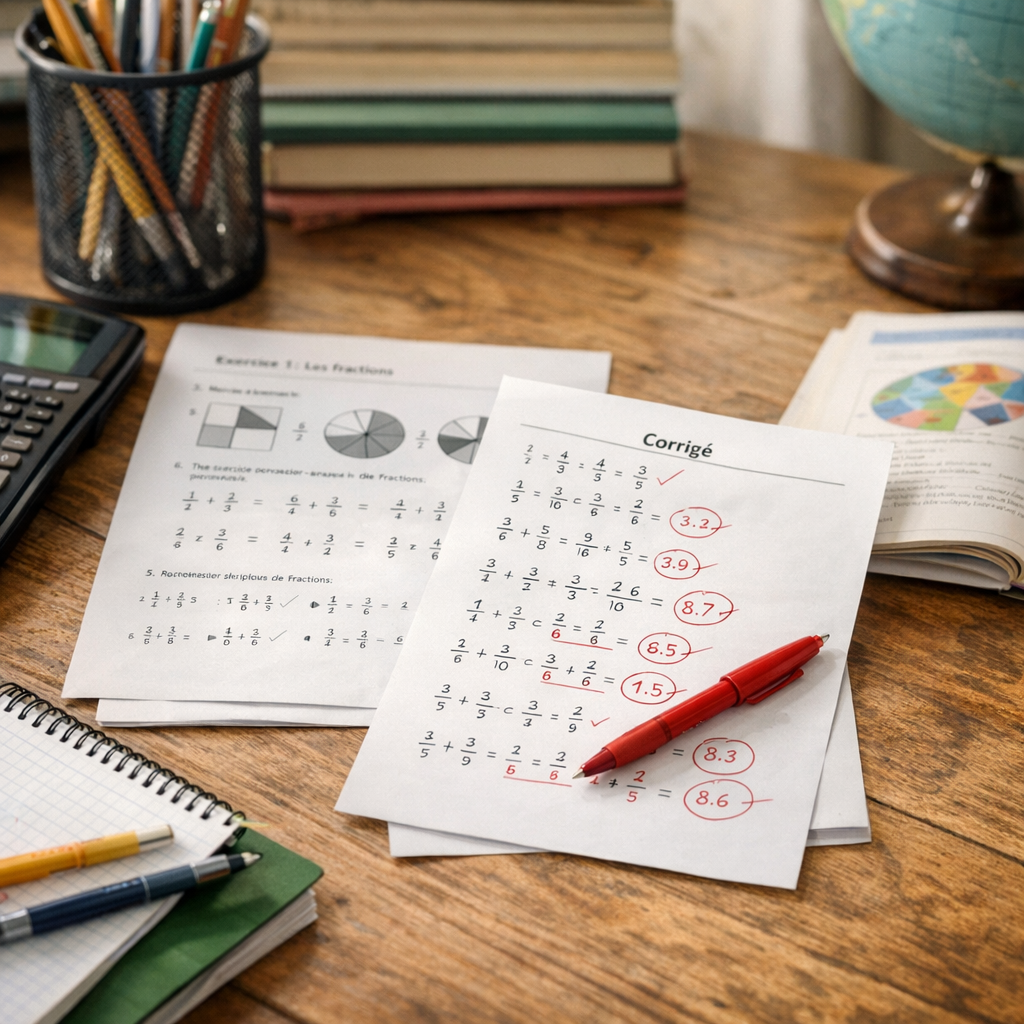 Exercices de math 5ème à imprimer avec corrigé