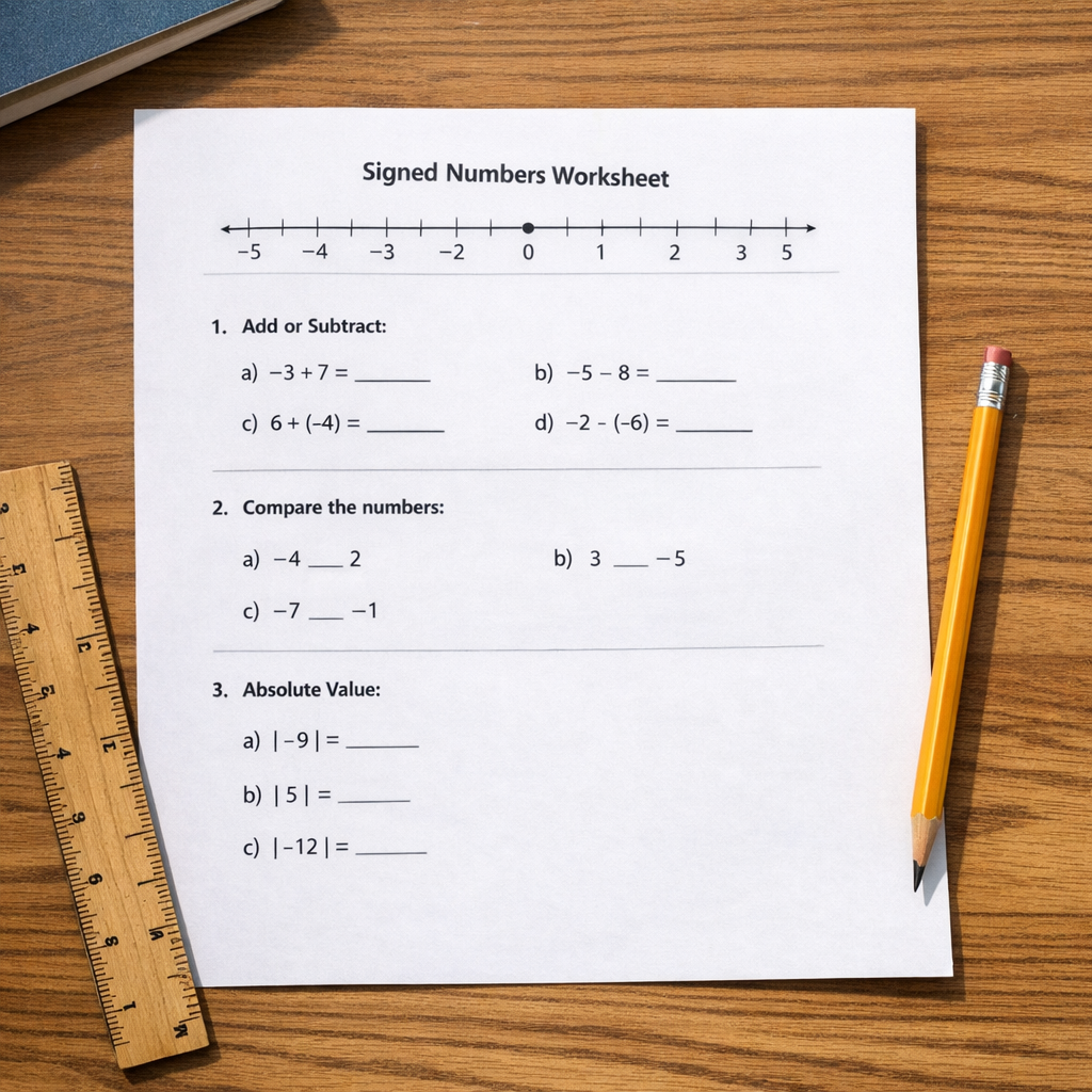 Comment réussir les exercices de maths sur les nombres relatifs en 5e