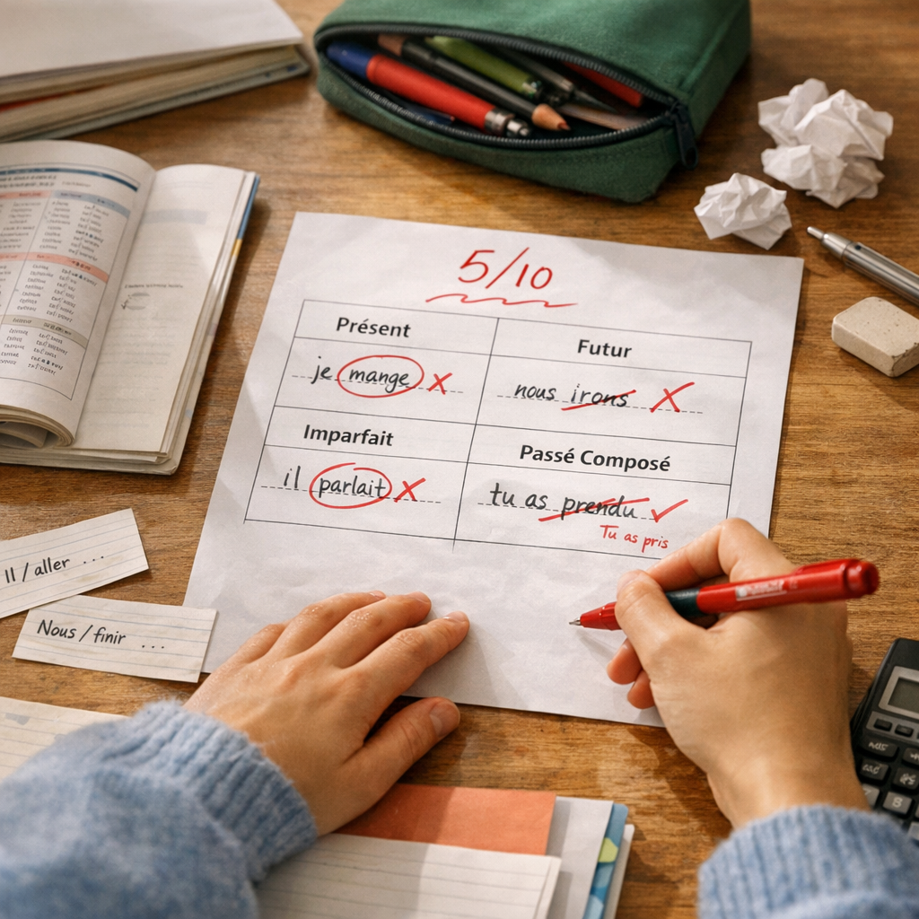 Présent, futur, imparfait, passé composé&nbsp;&nbsp;: les erreurs typiques qui coûtent des points