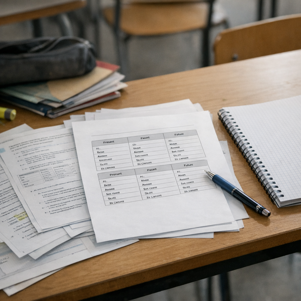 S’entraîner au brevet avec des exercices de conjugaison en 3e