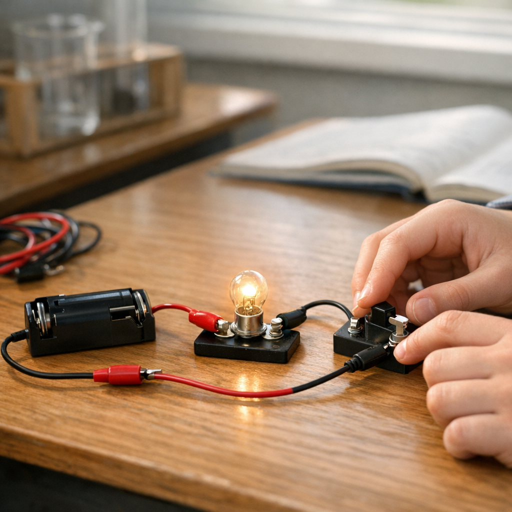 Révise l’électricité en 5ème avec des exercices PDF