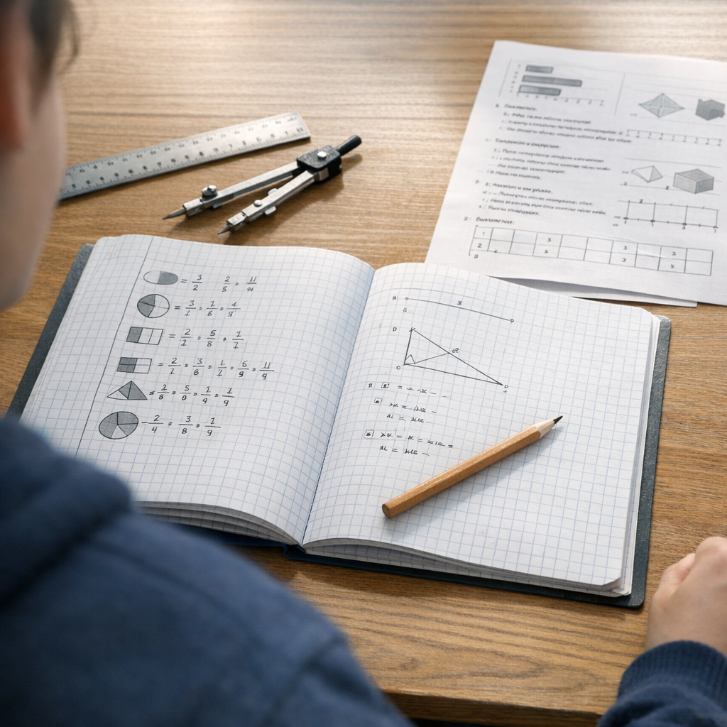Les exercices de maths en 6ème deviennent plus simples à réussir