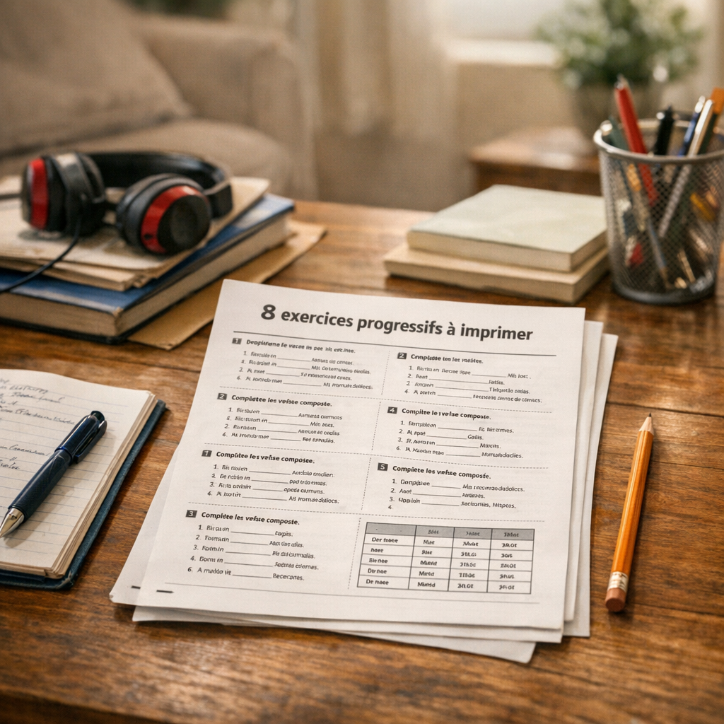 S’entraîner avec 8 exercices progressifs à imprimer