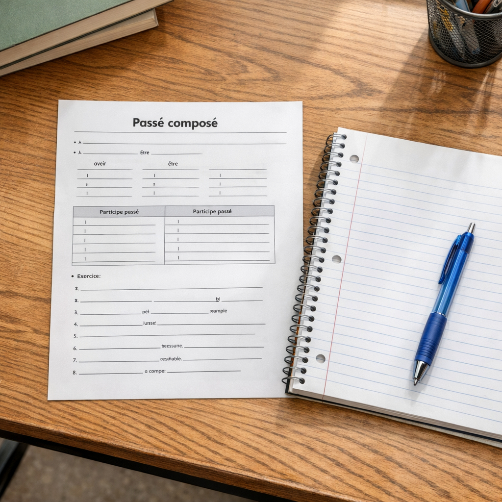 Comment réussir les Exercices de passé composé en 6e ?