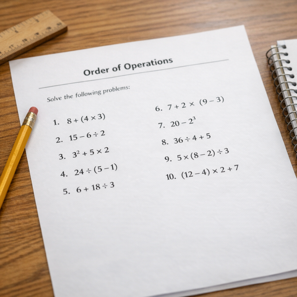 Où trouver des exercices de Priorités opératoires en 5e en PDF ?