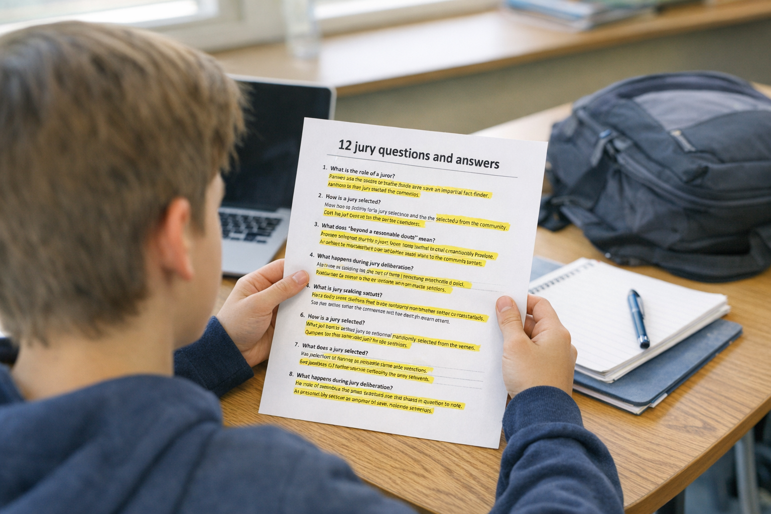 Fiche oral de stage 3e : 12 questions jury + réponses (PDF)